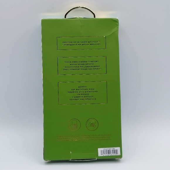 Kate Spade Hardshell Case + Ring iPhone® X and XS - Scallop Black Multi/Clear - Picture 2 of 12